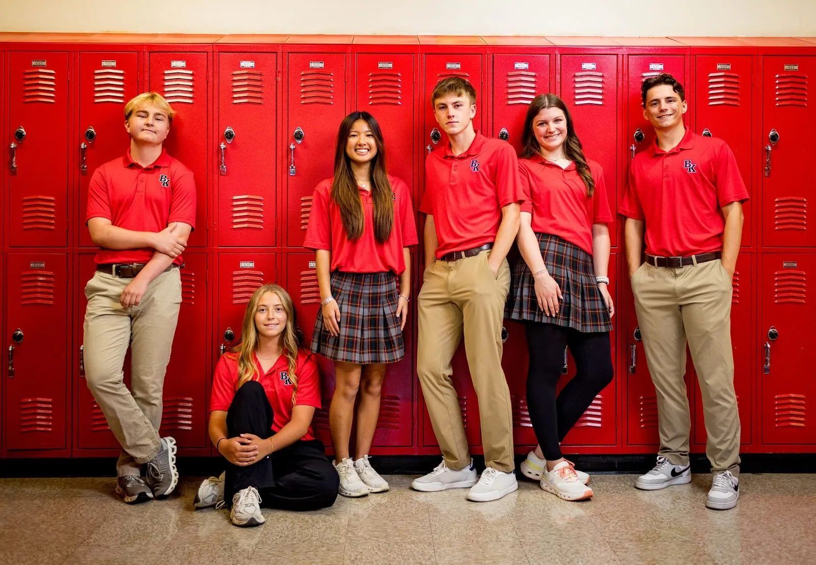 Students at Bishop Kelley